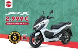 Campanha "Chave na Mão" da SYM Jet X 125