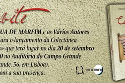Lançamento da colectânea "Confissões" em Lisboa