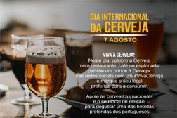 Dia Internacional da Cerveja celebrado com o hino “Viva a Cerveja”