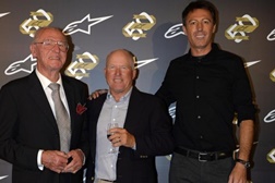 Sante Mazzarolo, Kenny Roberts Sr. e Gabrielle Mazzarolo