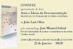 Apresentação do livro "Artes e Ideias da Desconcentração" de João Luis Oliva na Ler Devagar