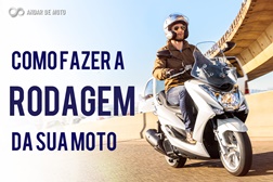 Como fazer a rodagem da sua moto