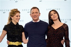 Léa Seydoux, Daniel Craig, Monica Bellucci