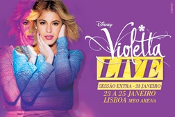 Violetta Live anuncia nova data - Espetáculo Violetta Live com sessão extra dia 23 de janeiro