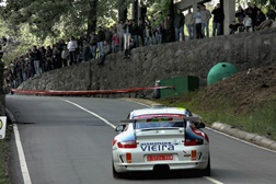 Carlos Oliveira em Mortágua com o Porsche 997 Gt3
