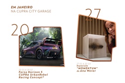 CUPRA City Garage Lisboa volta com toda a Forza em 2023 - Conduzir o UrbanRebel Racing Concept e acompanhar a Arte da artista Ana Wever