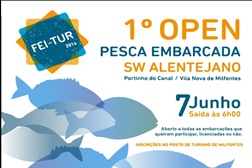 1º Open de Pesca Embarcada do Sudoeste Alentejano em Vila Nova de Milfontes