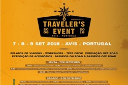 Traveler’s event com programa definido