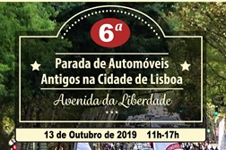 6.ª Parada de automóveis antigos na Avenida da Liberdade - Dia 13 de Outubro
