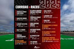 Calendário 2025 do Autódromo Internacional do Algarve - Ano recorde de provas internacionais