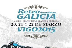 Exposição Retro Auto & Moto Galicia 2015 em Vigo