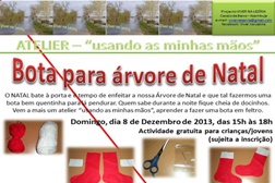 "Viver na Lezíria" promove ateliê "Bota para a Árvore de Natal" em Virtudes