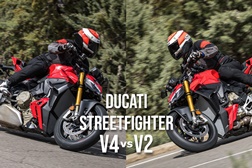 Teste Ducati Streetfighter V2 / V4 - A Bela e a Monstruosa
