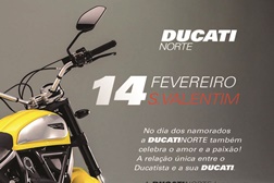 Ducati Norte lança passatempo de São Valentim