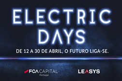 Leasys e FCA Capital em campanha com os Eletric Days - Até 30 de abril com ofertas direcionadas à mobilidade elétrica