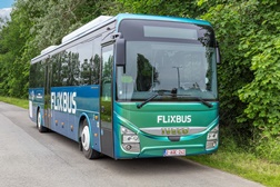 A Flixbus com o Iveco Bus Crossway a gás natural - Em combinação com biometano