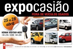 Expocasião – Feira de veículos usados de 25 a 28 de Abril na Batalha