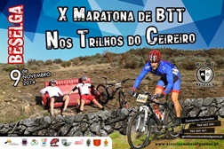 X Maratona de BTT "Nos Trilhos do Ceireiro" 9 de novembro de 2014 - A edição de 2014 da Maratona de BTT Nos Trilhos do Ceireiro será a 10.ª Maratona efetiva.