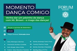 "Dança Comigo" no Forum Madeira com Mr. Brown