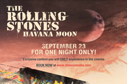 Concerto histórico dos Rolling Stones em Cuba nos cinemas esta sexta-feira - "Havana Moon" estará apenas um dia nas salas de todo o mundo