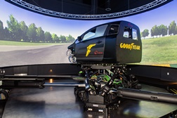 Goodyear com um inovador simulador dinâmico de condução - Progredir no desenvolvimento de pneus