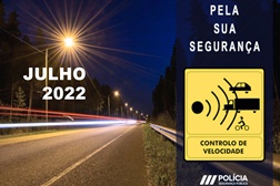 Radares PSP Localizações em Julho 2022 - Por data, distrito e localização