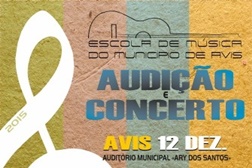 3.ª Audição e Concerto pela Escola de Música do Município de Avis