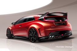 Protótipo do Civic Type-R em estreia Mundial no Salão de Genebra
