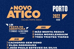 Mês de arranque do Novo Ático (Coliseu Porto Agesas) com Mão Morta, Dora Morelenbaum e Três Tristes Tigres