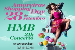 Amoreiras Shopping comemora 31º aniversário com HMB e DA CHICK