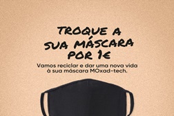 MO promove nas suas lojas campanha de reciclagem das máscaras MOxAd-Tech