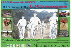"Pedalando... pul meio las peinhas" - Passeio BTT - L Crenque