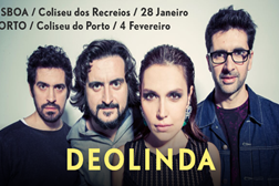 Deolinda regressam aos Coliseus em 2017