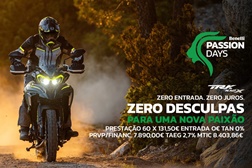 Benelli relança campanha "Zero Desculpas" com financiamento alargado e ofertas especiais