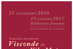 Arquivo do Visconde de Vila Maior, antigo reitor da UC, em exposição na Biblioteca Joanina