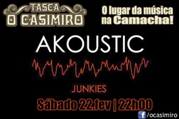 "O Casimiro" Akoustic Junkies ao vivo no Música na Camacha