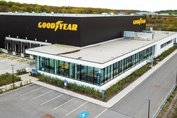 Nova fábrica da Goodyear com um novo processo de fabrico  - Permite um tempo de resposta líder na indústria