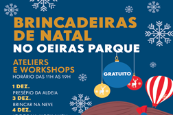 Oeiras Parque promove atividades de Natal para os mais pequenos