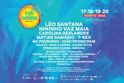 Primeiros nomes anunciados para o Festival Sol da Caparica 2023 - Léo Santana, Carolina Deslandes, T-REX, Nininho Vaz Maia, Valete, Matias Damásio