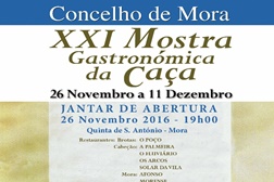 XXI Mostra Gastronómica de Caça em Mora