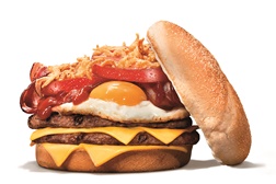 Burger King lança The King Burger - O seu primeiro hamburguer com ovo estrelado