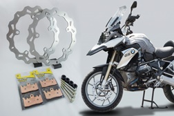 A Galfer melhora a travagem da BMW R1200GS com discos Wave