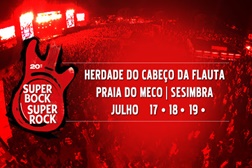 Antena 3 desafia novos artistas para o Super Bock Super Rock - 17, 18, 19 de Julho, Herdade do Cabeço da Flauta Junto à Praia do Meco, Sesimbra
