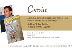 Apresentação do livro "O meu Quitério" de Hélder Magalhães