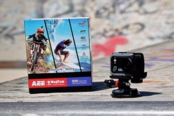 Andar de moto com uma action cam AEE MagiCam S80