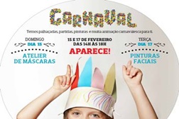 Atividades de Carnaval gratuitas a pensas nos mais novos nas Galerias Comerciais Jumbo Famalicão, Maia e Alverca