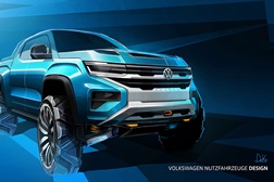 Novo Amarok: revelados esboços exteriores da pick-up - Lançado globalmente em 2022