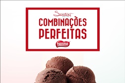 Chocolates Nestlé são a base de criatividade para os novos gelados Santini