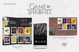 CTT lançam selos personalizados da saga "A Guerra dos Tronos"