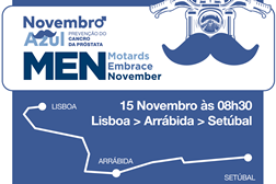 Motards vão de Lisboa a Setúbal pela saúde masculina